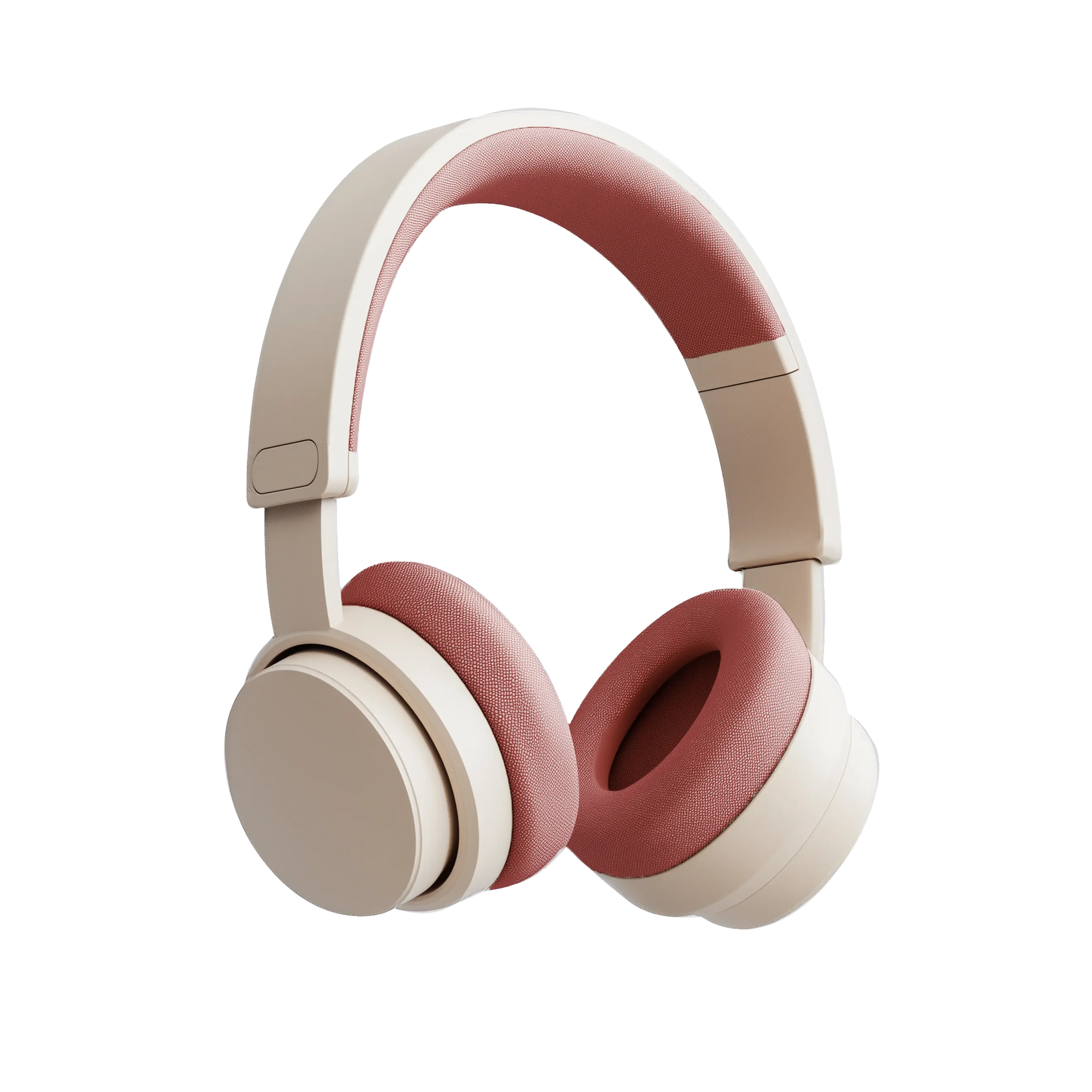 red headphones